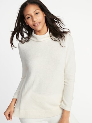 Mock-Neck Sweater-Knit Tunic for Women | Old Navy US