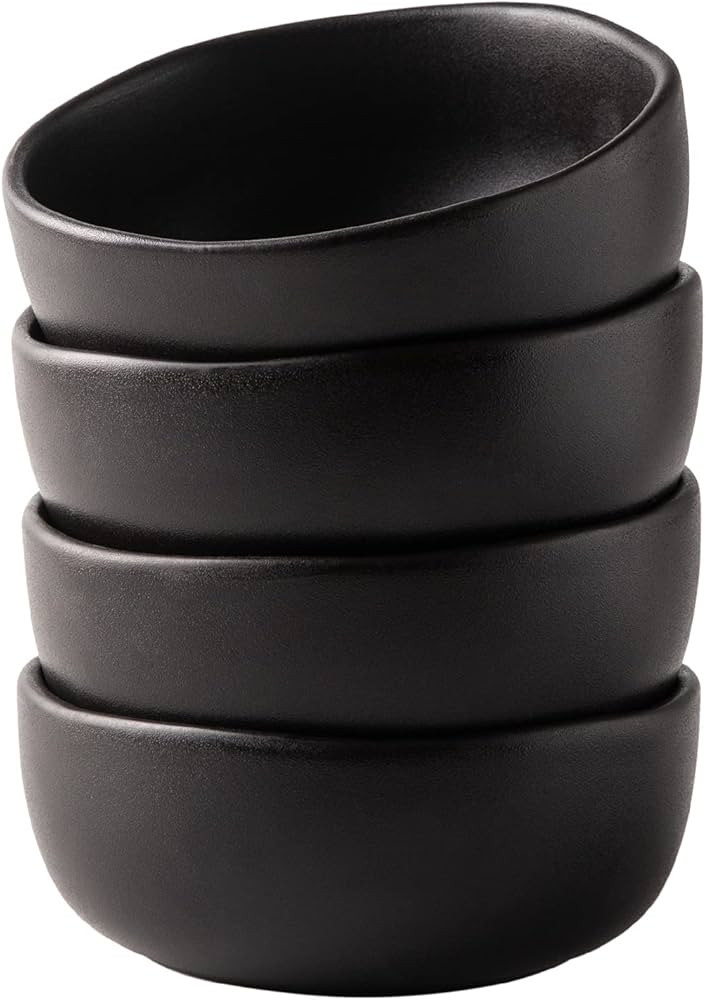 AmorArc Stoneware Cereal Bowls for Kitchen, 28oz Large Ceramic Soup Bowls Set of 4 for Meal, Chip... | Amazon (US)