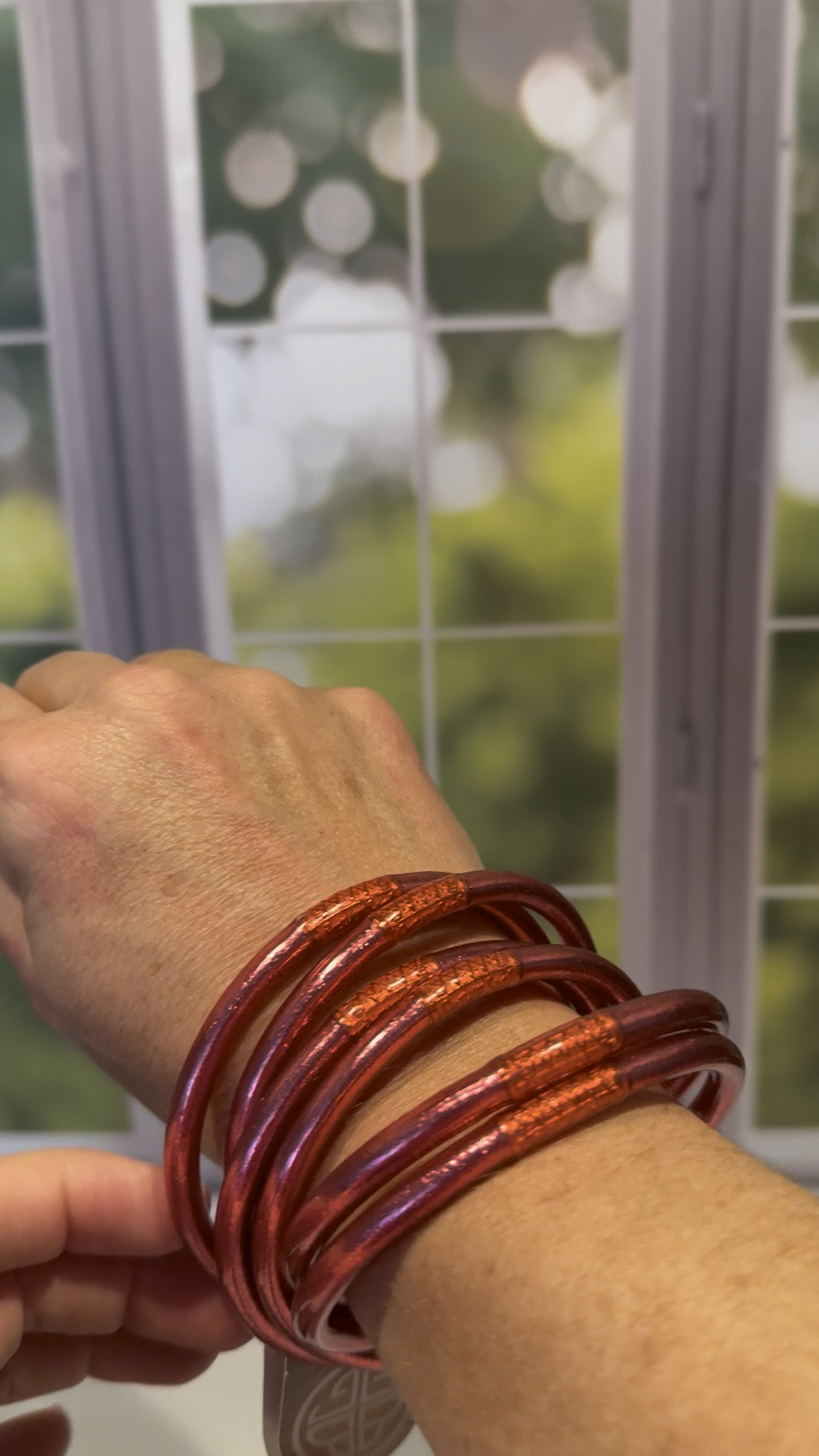 Love the pink BuDhaGirl Pink All Weather Bangles! I chose the Serenity Prayer to help me remember that there are many things beyond my control.

There are so many fun colors💗❤️

#LTKGiftGuide #LTKWatchNow #LTKStyleTip