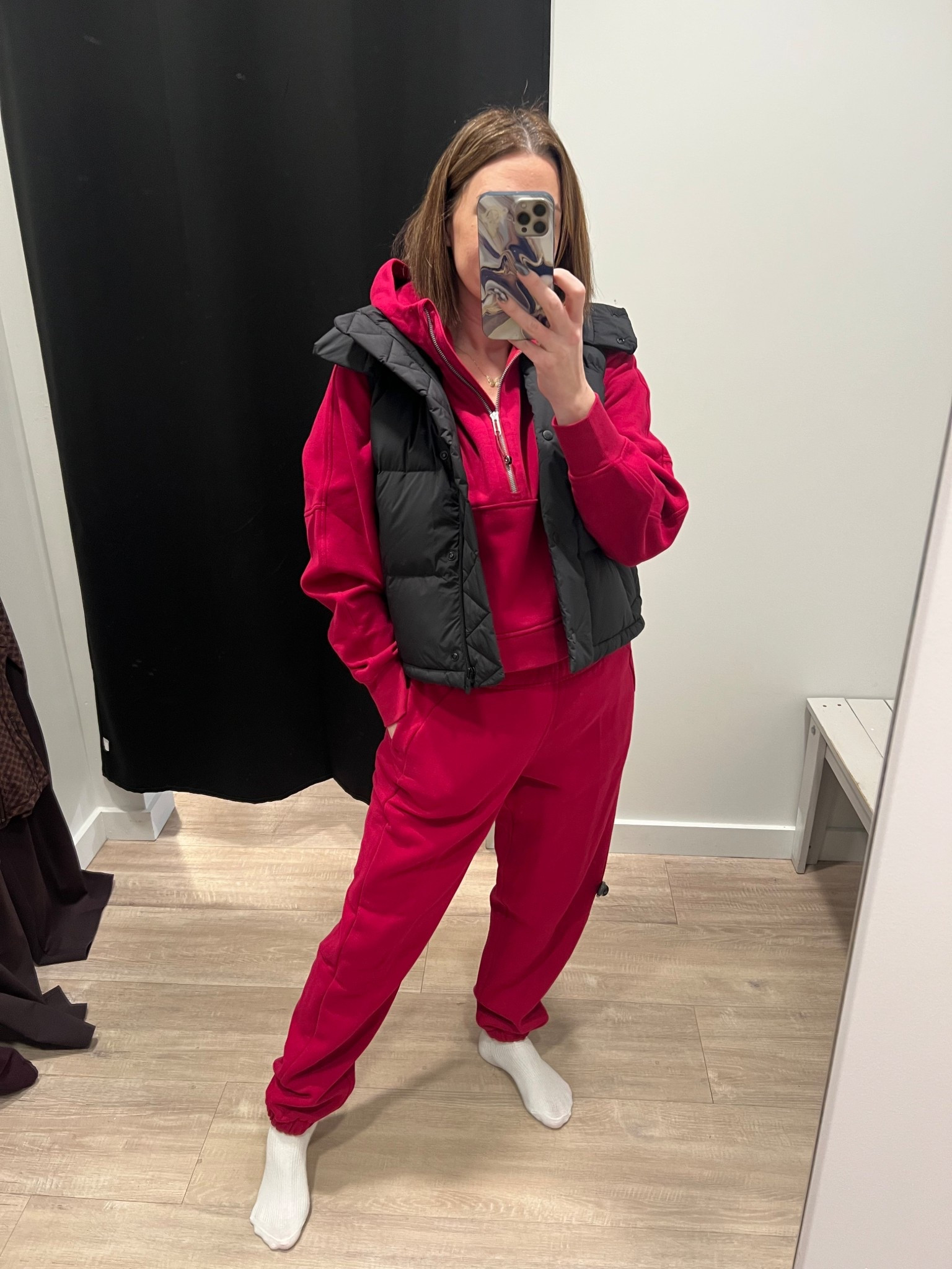 Scuba set in berry rumble! I’m wearing a M/L in the top and M bottoms. The vest is a 4, but I typically wear an 8. It runs big! 

#LTKootd #LTKActive #LTKMidsize