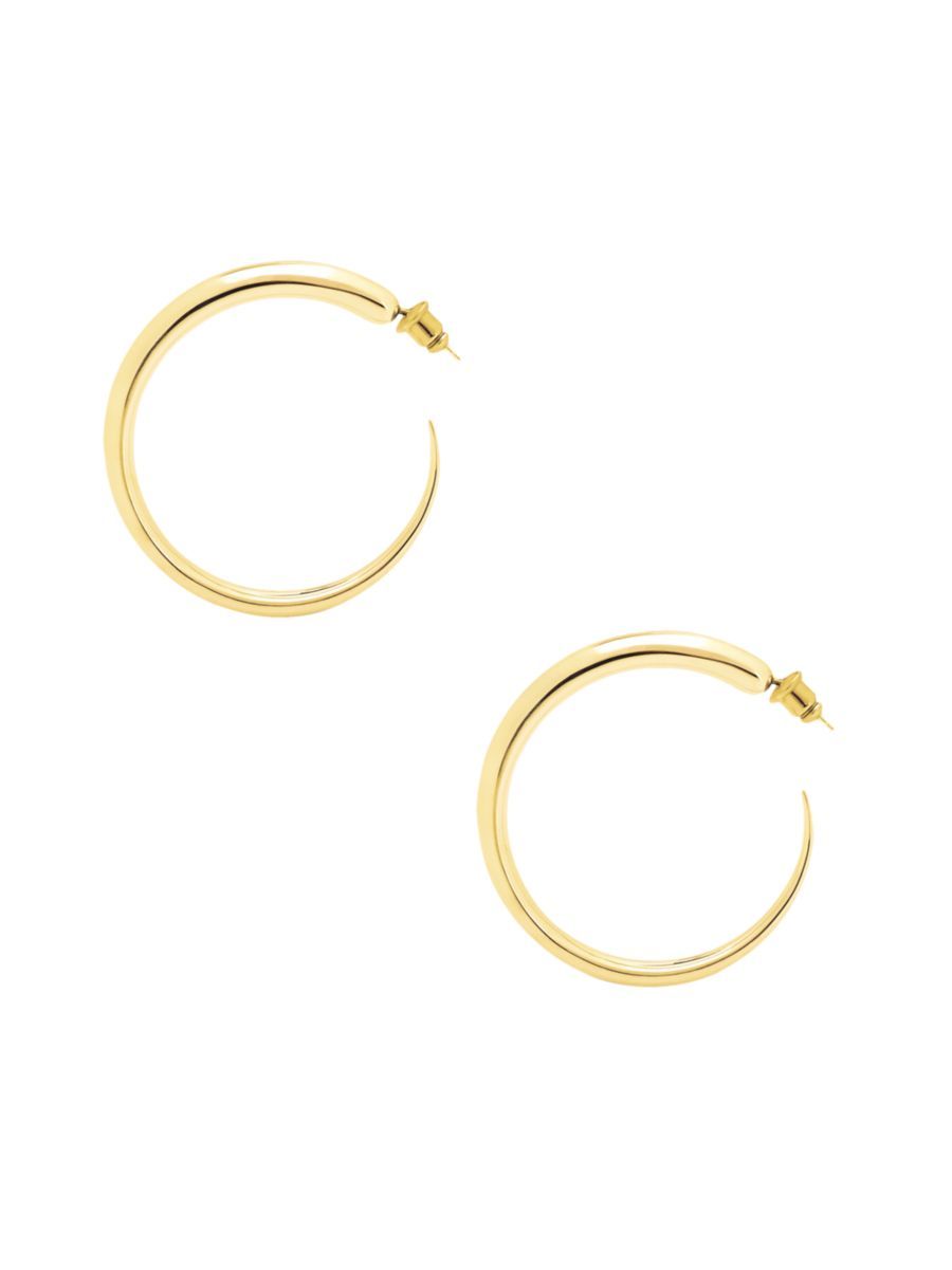 Khartoum 18K Gold Vermeil Hoop Earrings | Saks Fifth Avenue