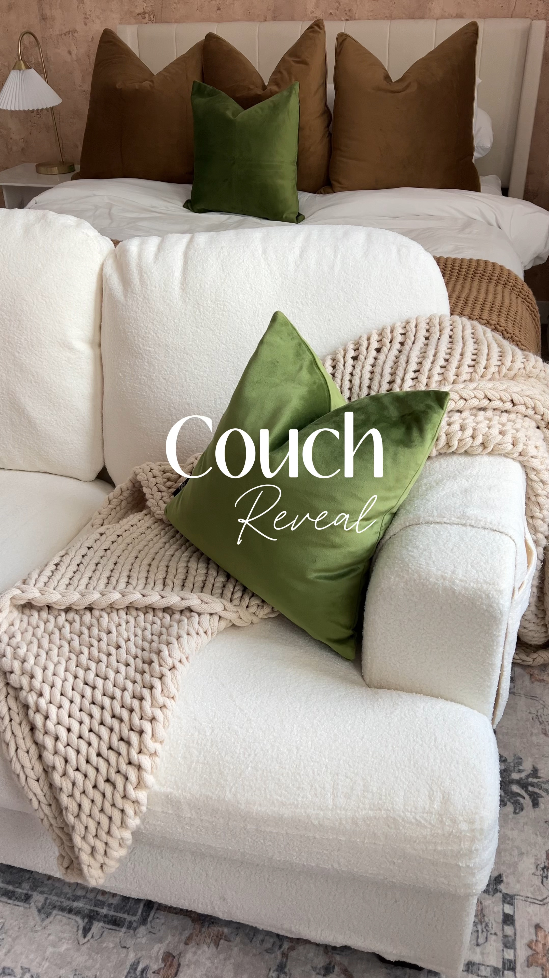 Boucle Couch #amazonfinds 