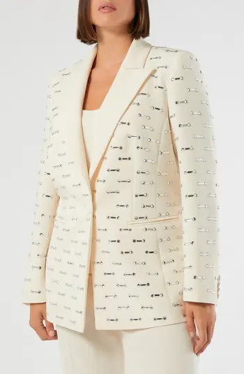 Mescmalto Rhinestone Detail Jacket | Nordstrom