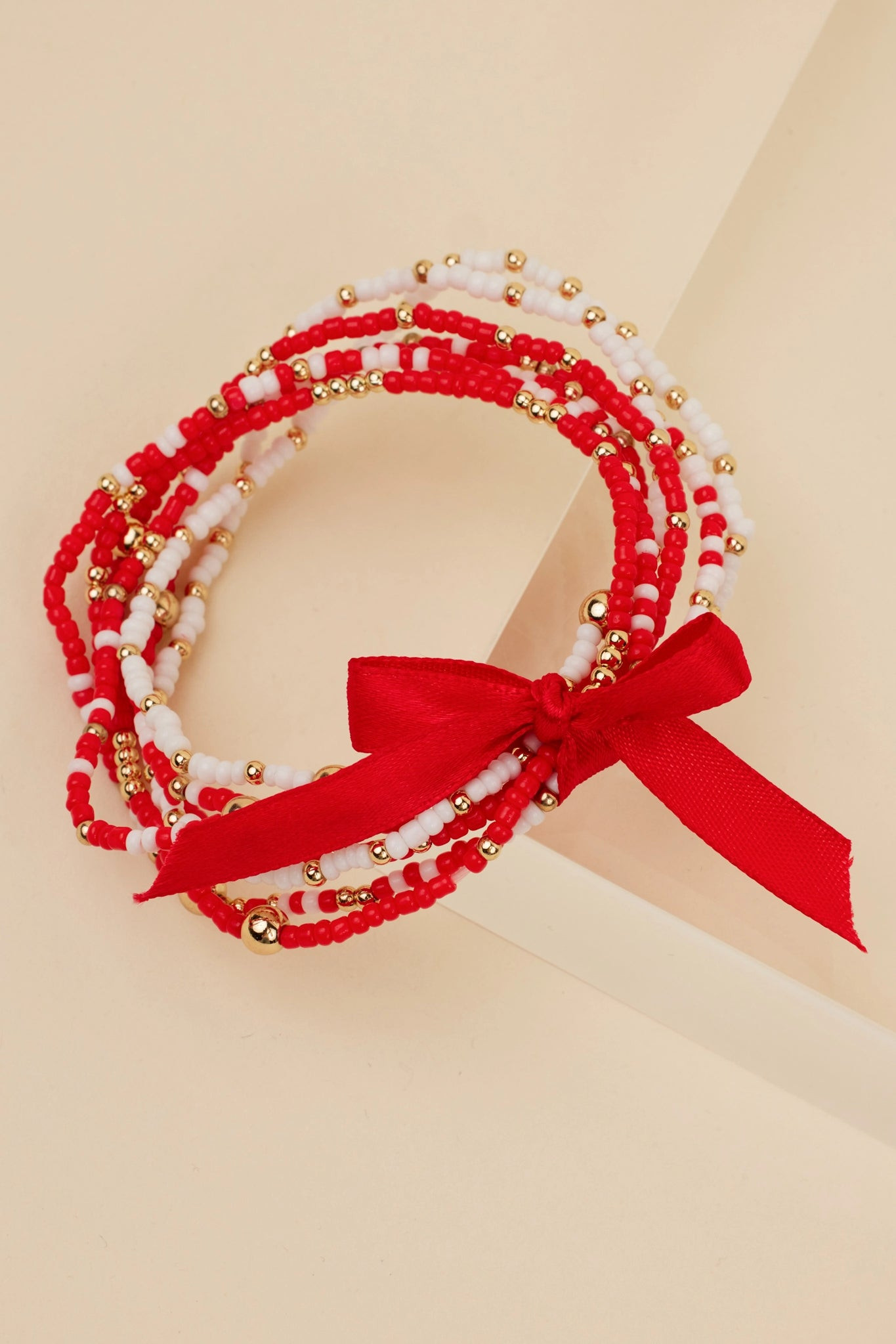 Meg Bracelets- Red/White | Avara