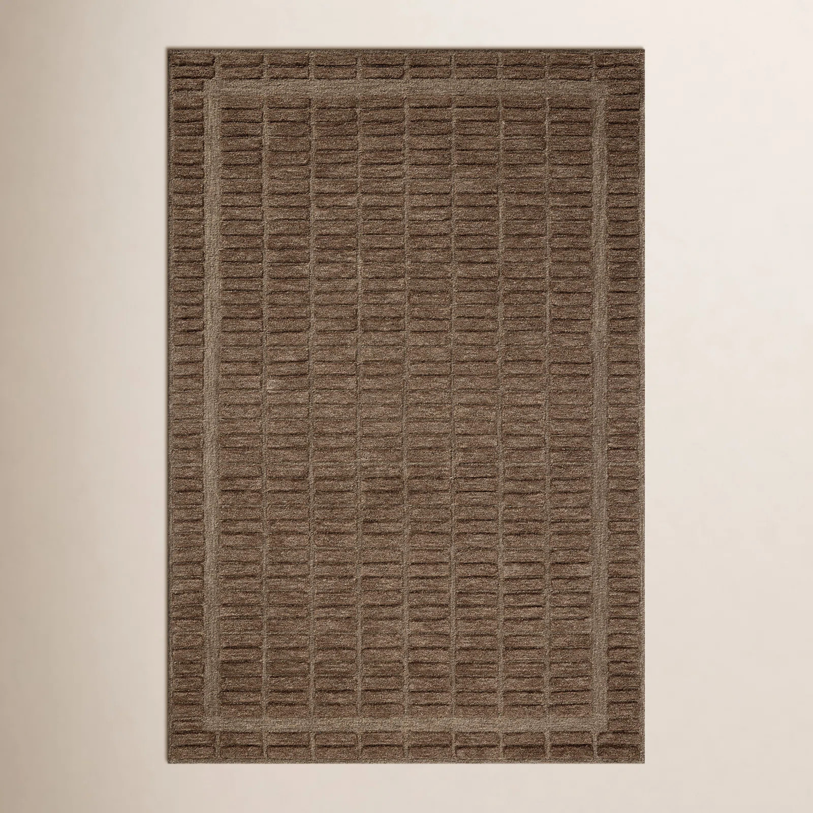 Chris Loves Julia x Loloi Bradley Cocoa / Cocoa Area Rug | Wayfair North America