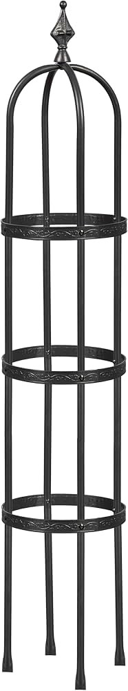 Evergren Garden Metal Obelisk Trellis for Climbing Plants | Indoor/Outdoor Floral Pattern Arch Tr... | Amazon (US)