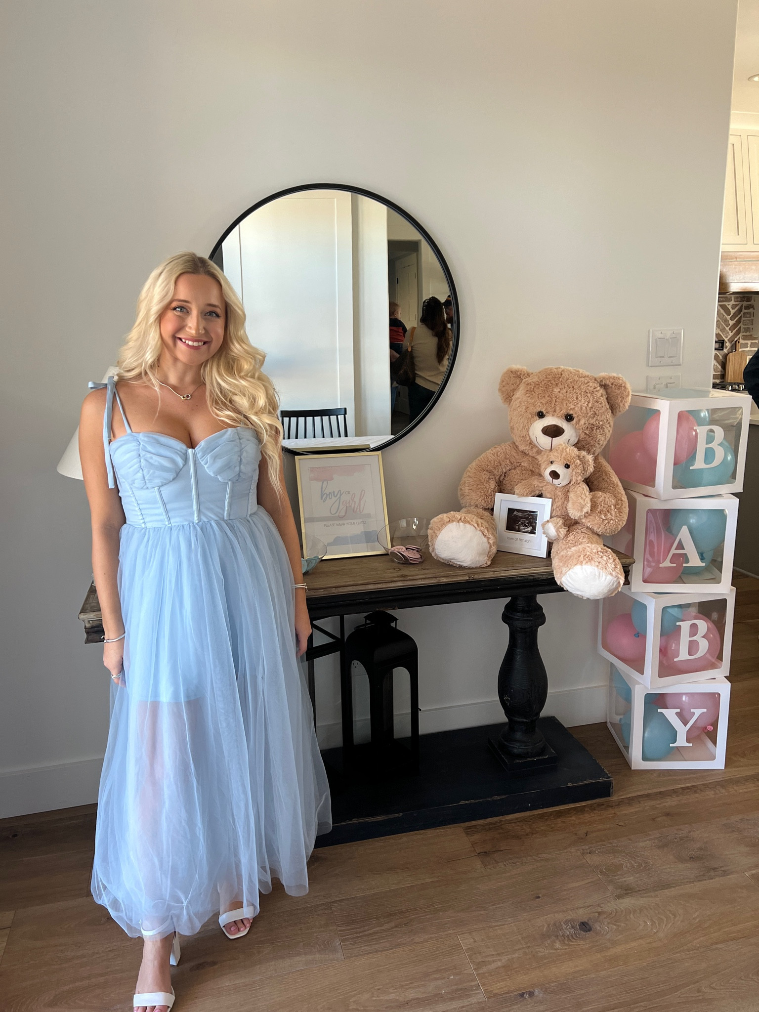 Gender reveal dress 