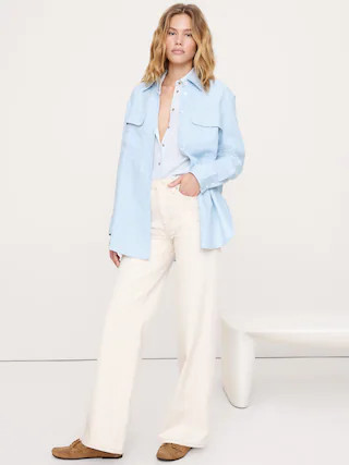 Linen Utility Shirt | Banana Republic (US)