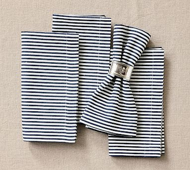 Brandon Maxwell Ludlow Napkins - Set of 4 | Pottery Barn (US)