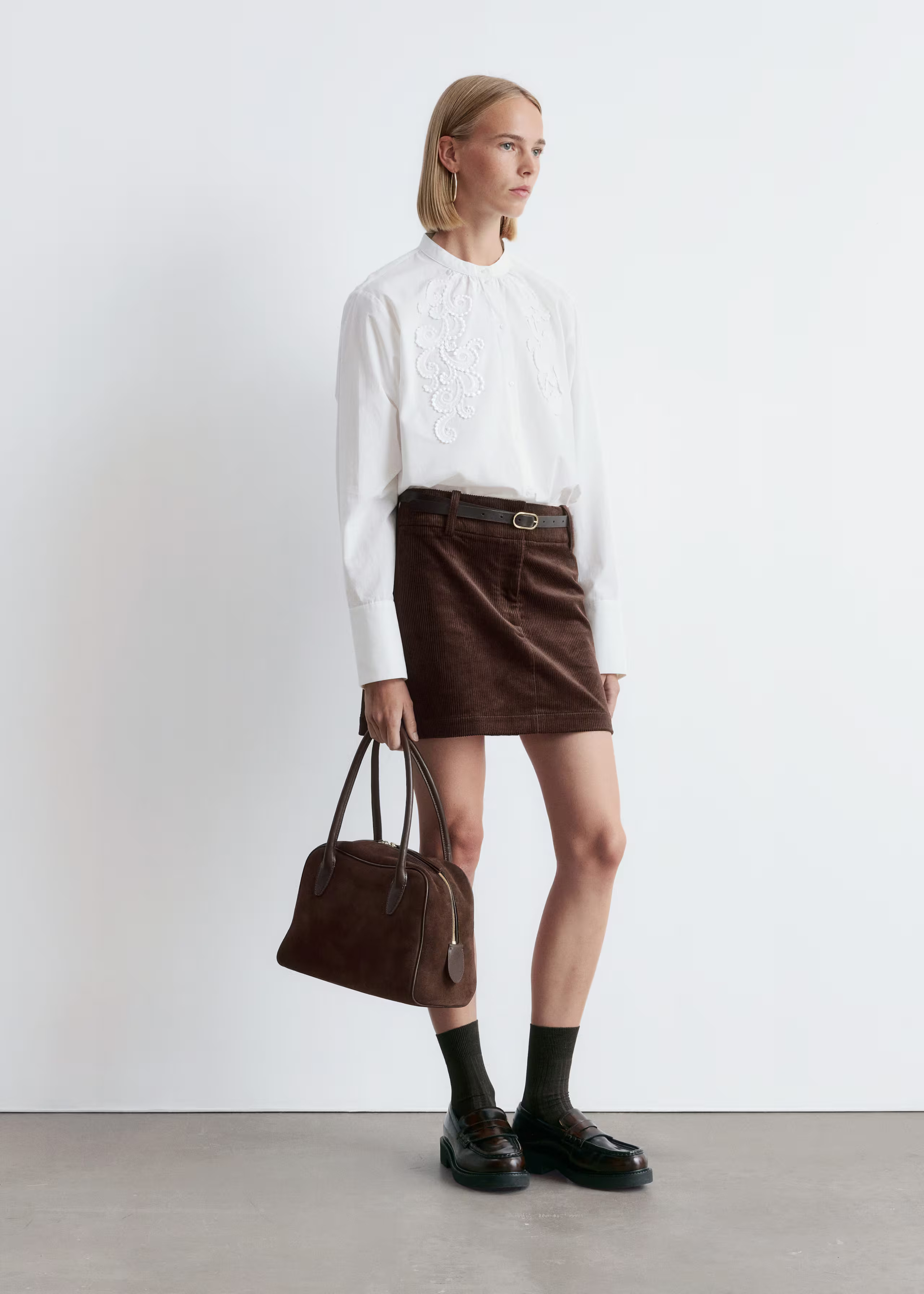 Cotton Embroidered Blouse | & Other Stories UK