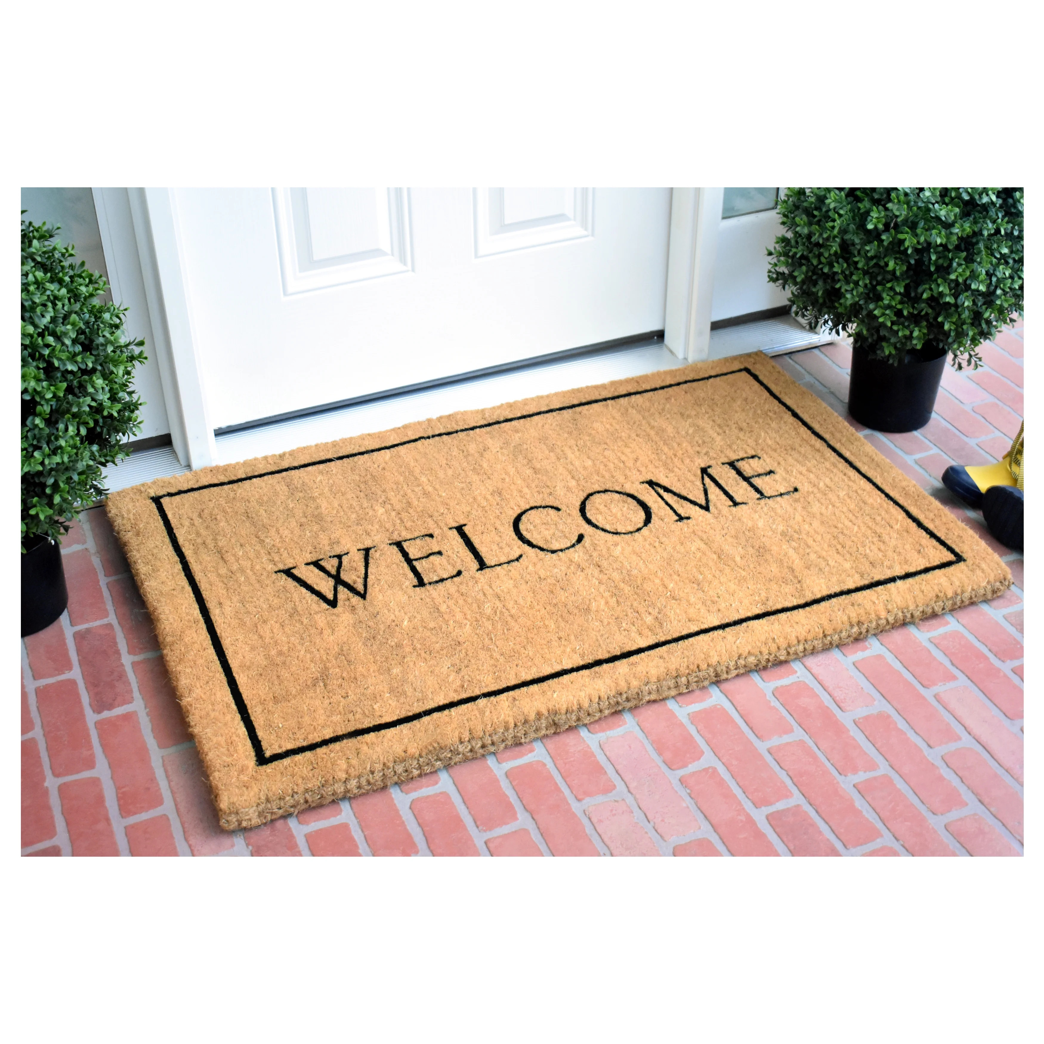 Welcome Border Doormat | Walmart (US)