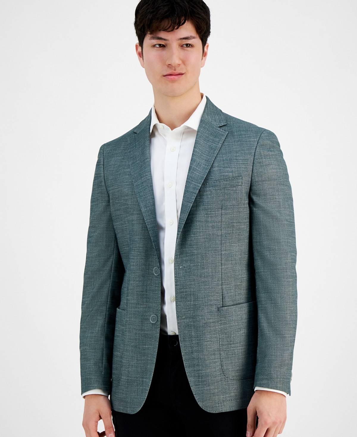 Calvin Klein Men's Solid Slim-Fit Soft Sport Coat - Forest Green | Macy's