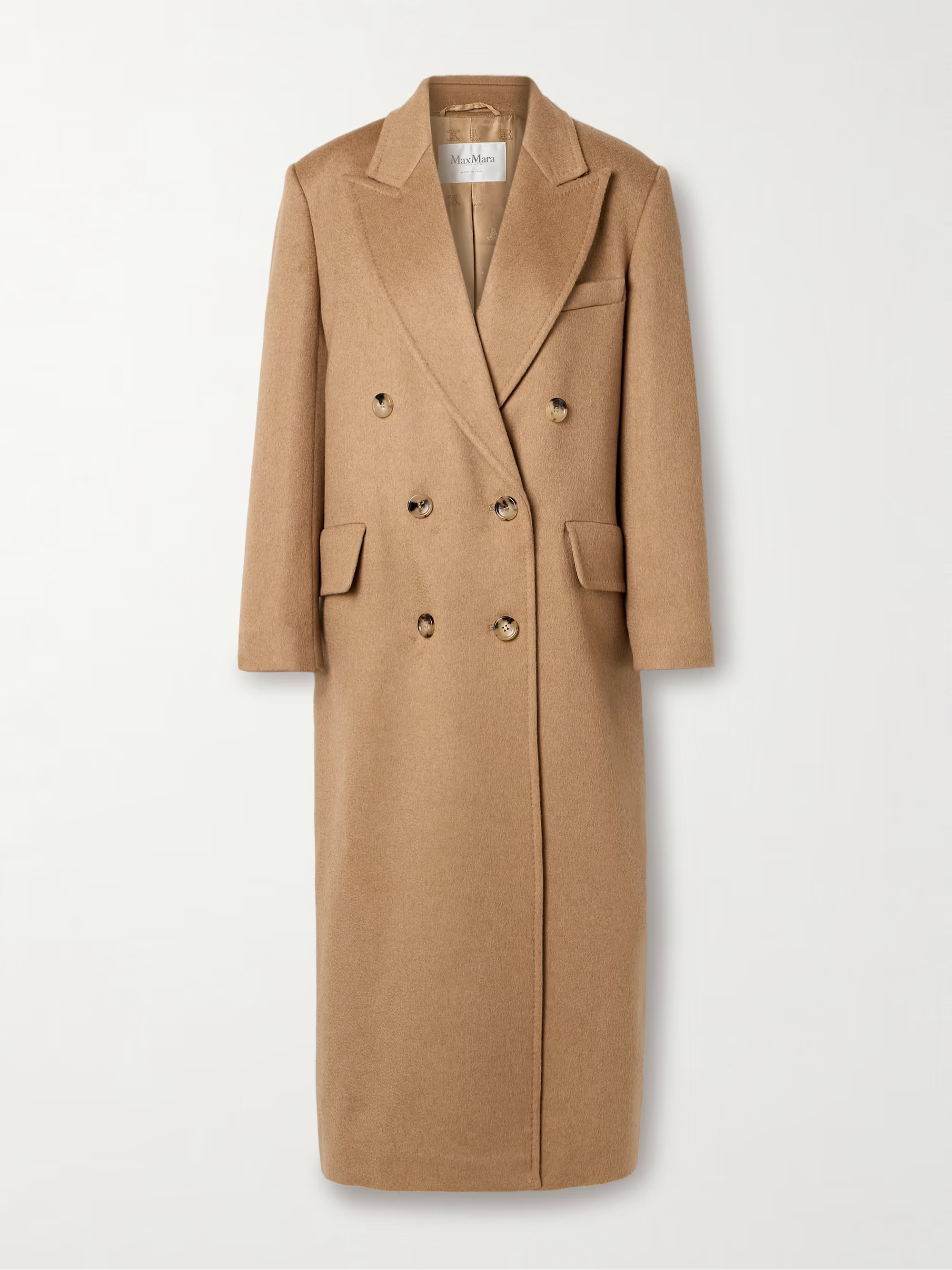 Fungo double-breasted camel hair coat | NET-A-PORTER (US)