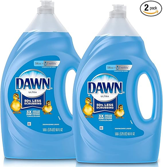 Dawn Dish Soap Ultra Dishwashing Liquid, Dish Soap Refill, Original Scent, 56 Fl Oz (Pack of 2) | Amazon (US)