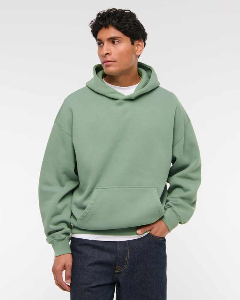 Men's Essential Popover Hoodie | Men's Tops | Abercrombie.com | Abercrombie & Fitch (US)