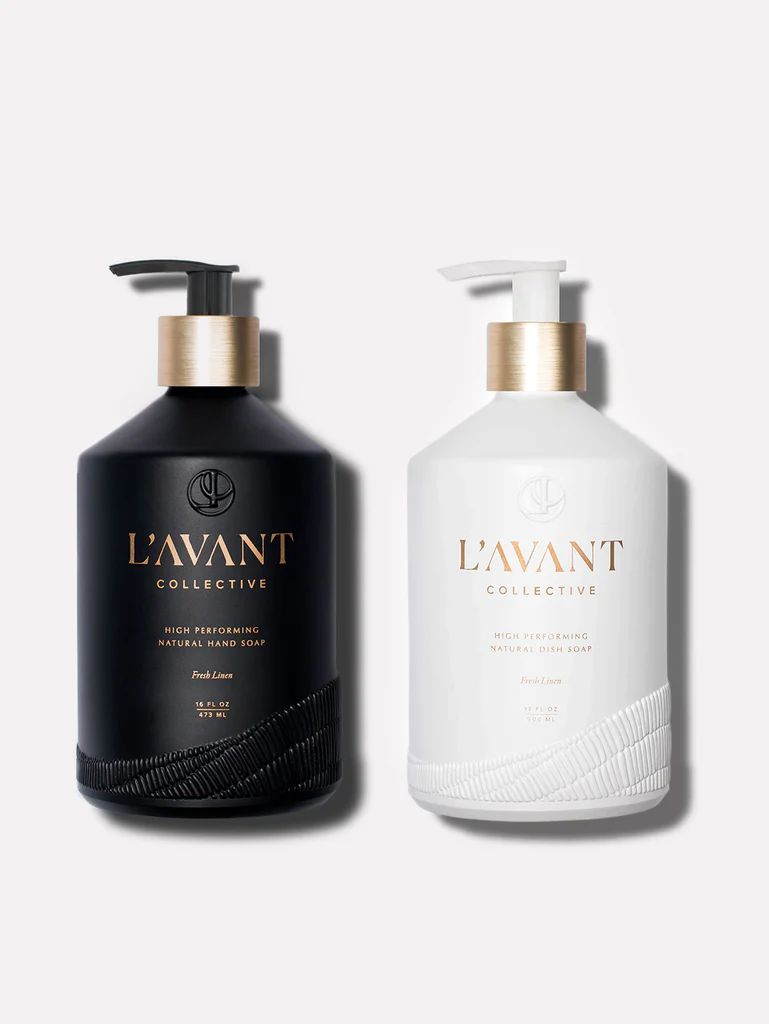 The High Performing Dish & Hand Soap Duo - Fresh Linen | L'AVANT Collective