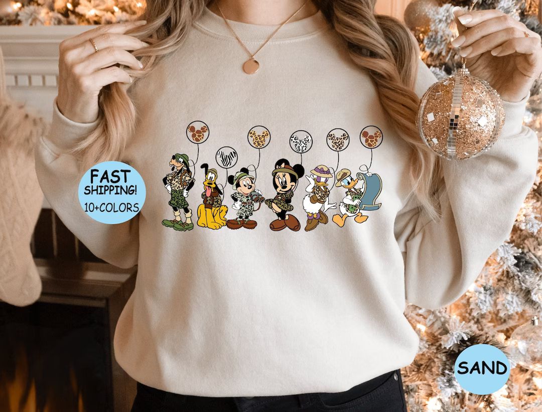 Animal Kingdom Safari Shirt, Disney Safari Shirt, Family Safari Shirt, Disneyland leopard Tee, Mi... | Etsy (US)