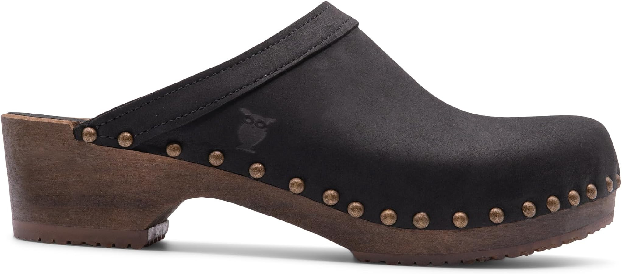 Sandgrens Handmade Swedish Wood Clogs for Women, Low Heel Mule | Athens | Amazon (US)