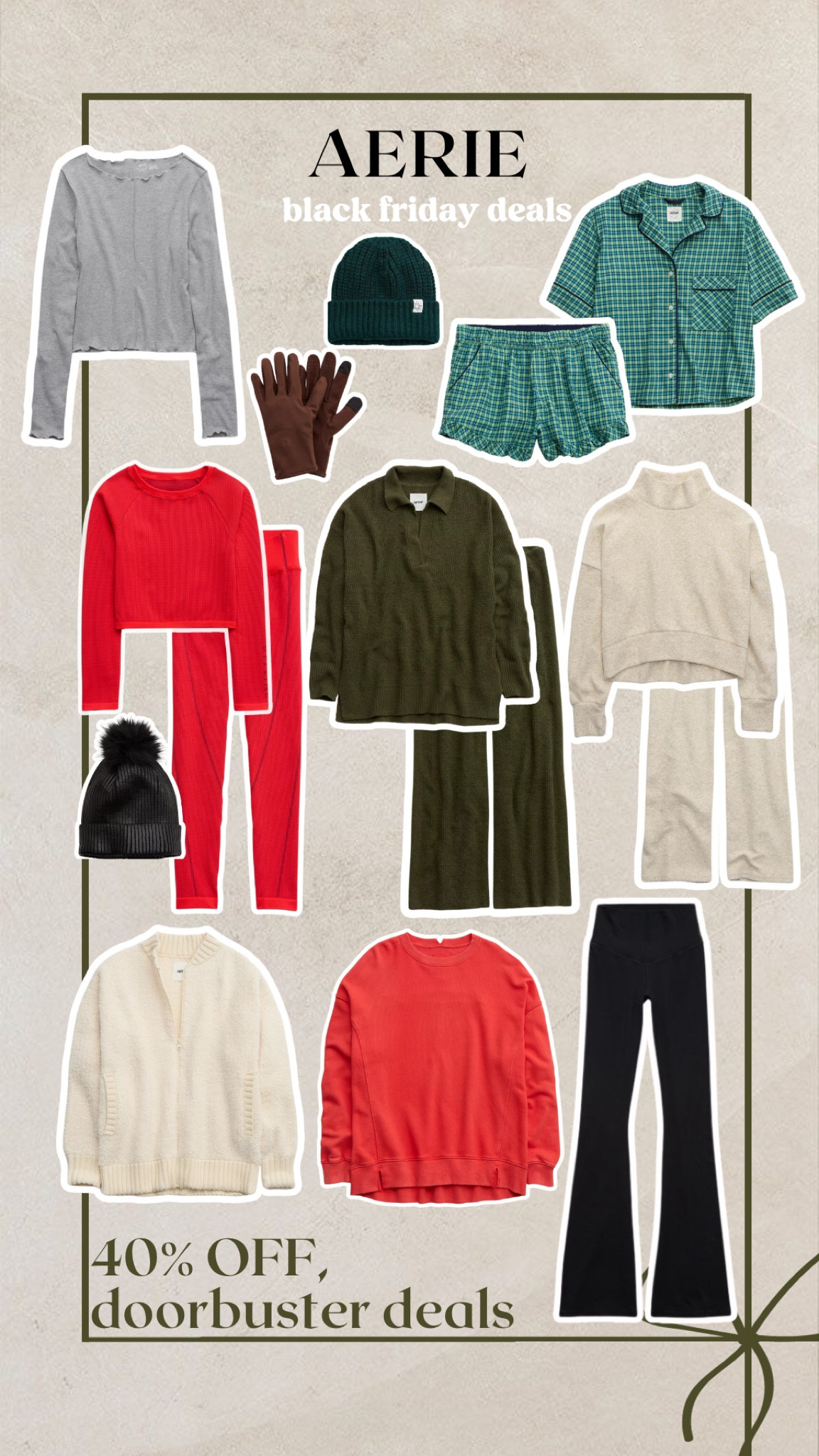 40% off at aerie! Some of my faves included in the sale

#LTKGiftGuide #LTKCyberWeek