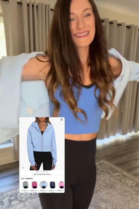 Athletic zip up jacket from Amazon! Prettiest blue color 

#LTKstyletip #LTKfindsunder50 #LTKfitness