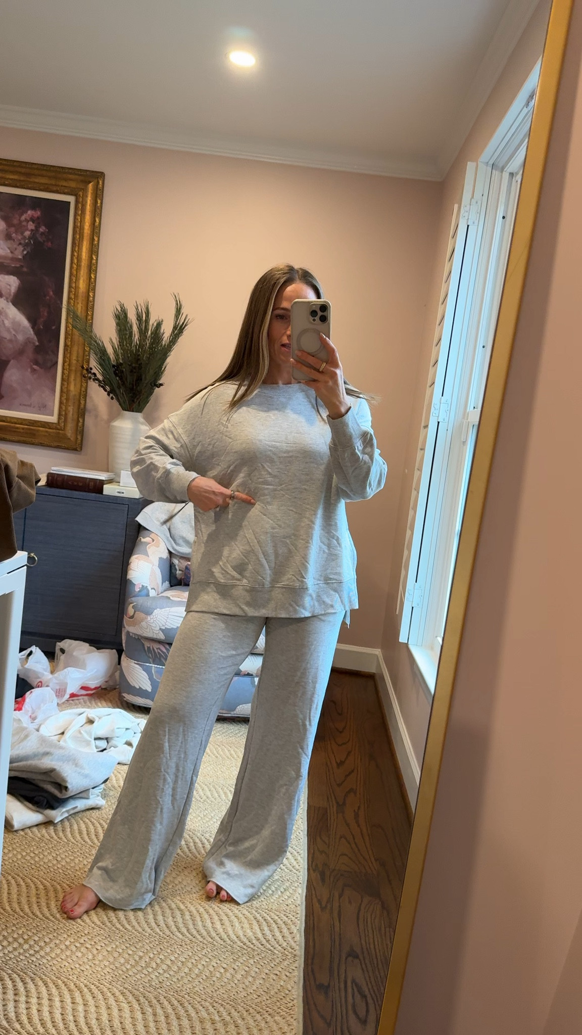 Another crew sweatshirt from target- I don’t think it drapes as much but still cozy. Run TTS

#LTKootd #LTKmomlife