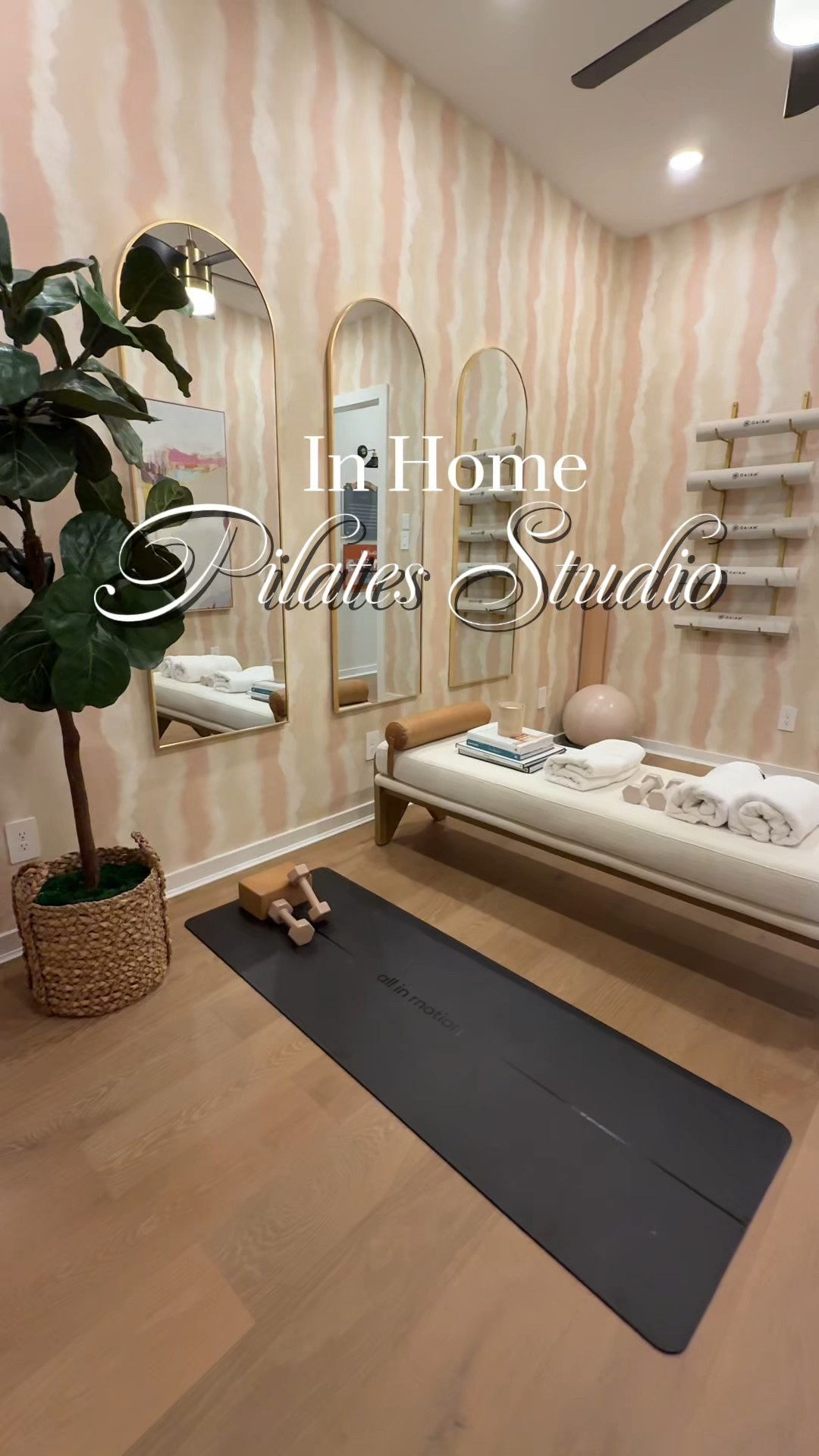 Shop this beautiful in home Pilates studio! Elevate your workout space! 

#LTKHome #LTKActive