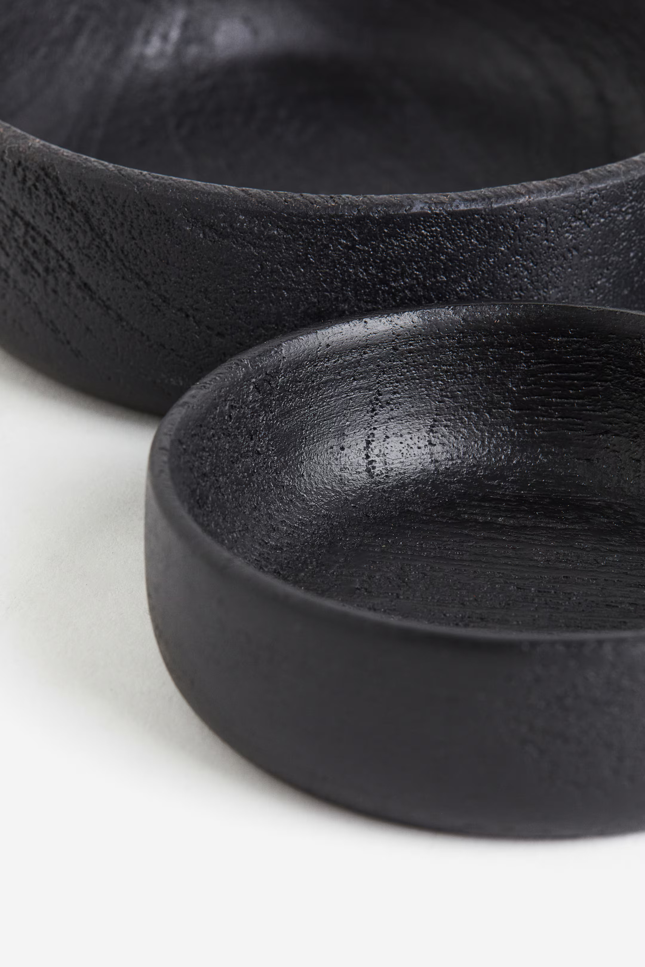 3-pack wooden bowls - Black - Home All | H&M GB | H&M (UK, MY, IN, SG, PH, TW, HK)