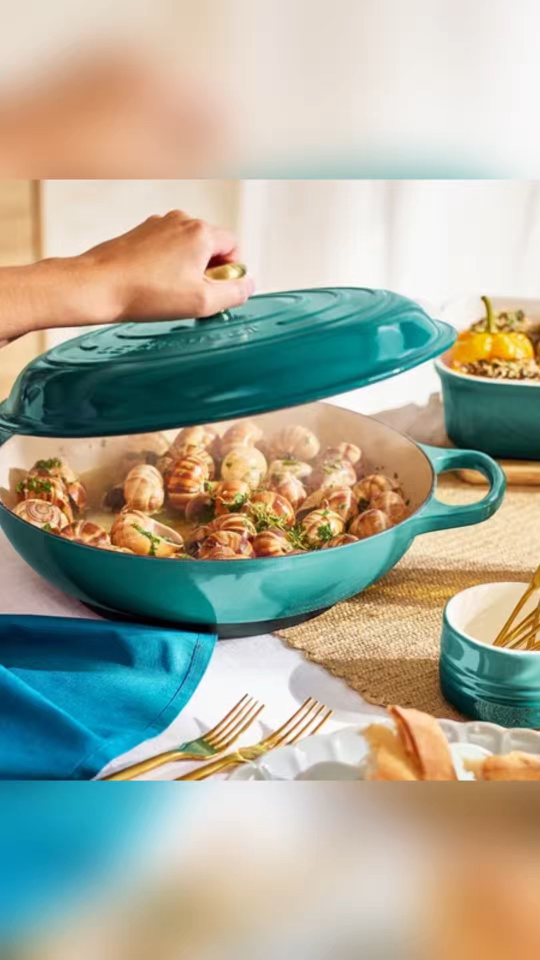 Le Creuset Signature Braiser, 3.5 qt.
Free Shipping 
The tight-fitting lid helps lock in moisture for tender, juicy results.

Too soon to buy? Love ‘❤️’ this post in my shop to get a price drop notification. 
🔗https://bit.ly/RBHOUSEWIFE
RealBoringHousewife on the LTK app

#LTKHome #LTKfoodie