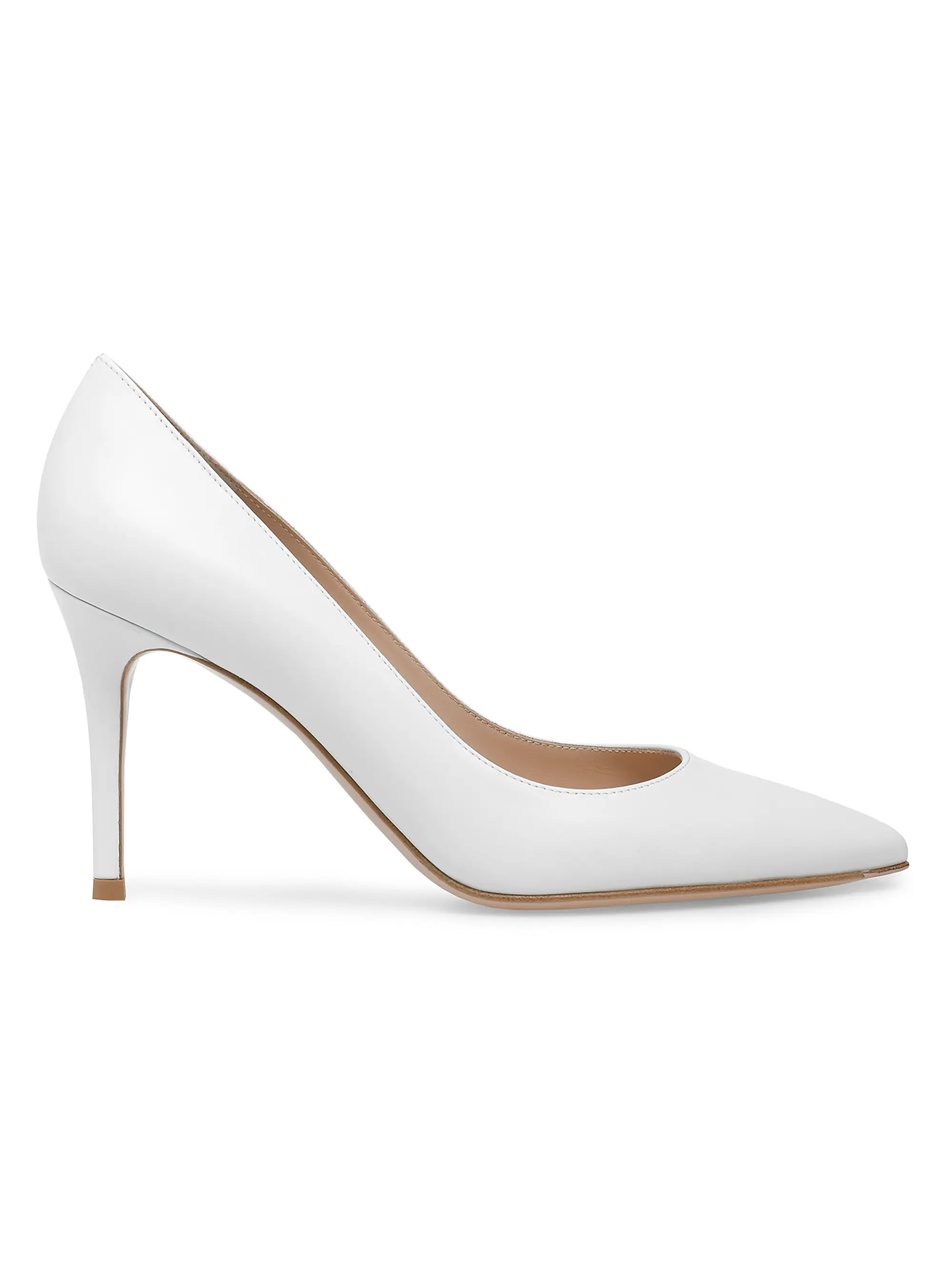85MM Leather Stiletto Heel Pumps | Saks Fifth Avenue