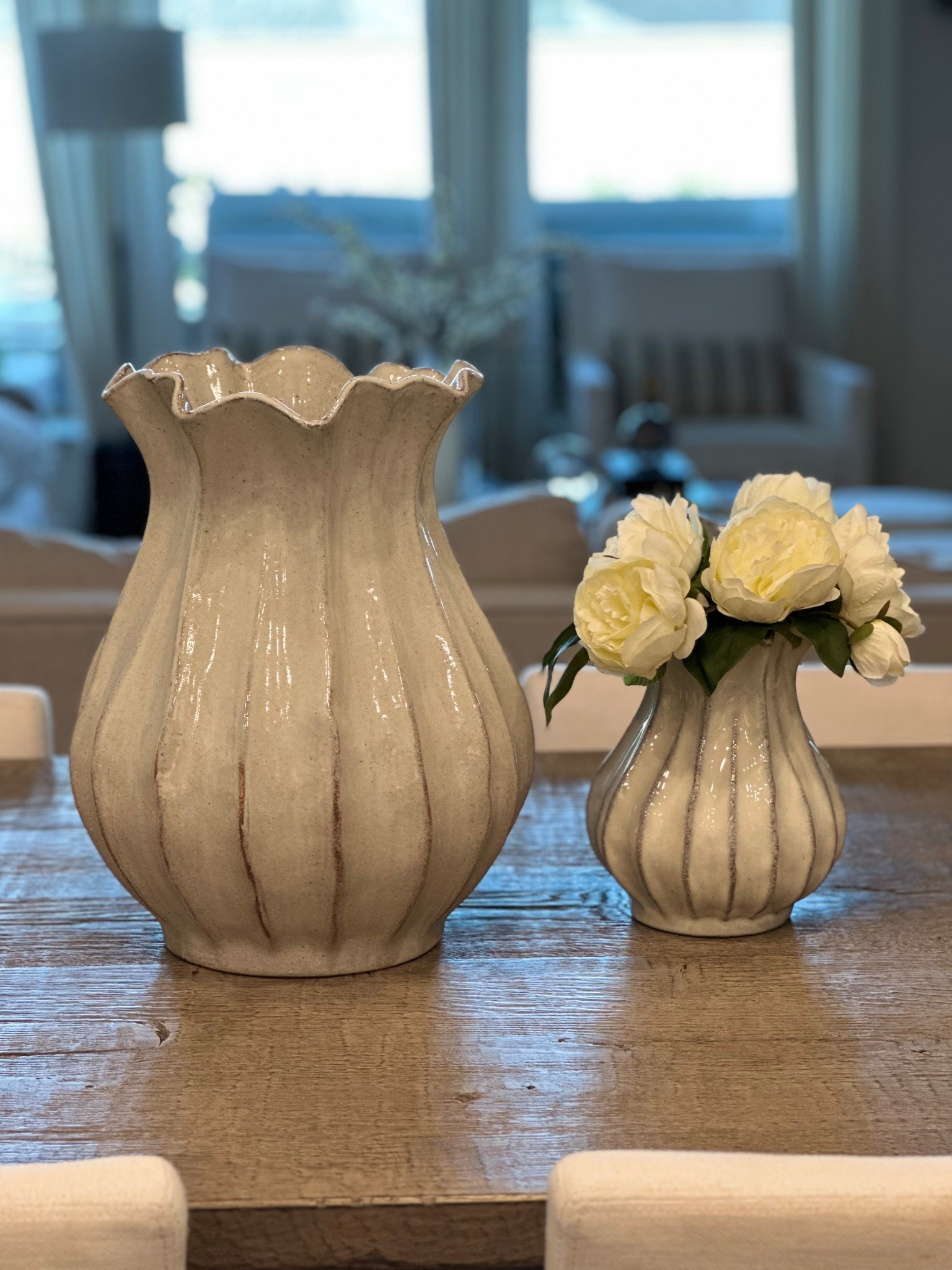 The viral Target vase is so worth it! The large is really large and I’m showing the medium next to it for size reference! 

#LTKHome #LTKFindsUnder50 #LTKStyleTip