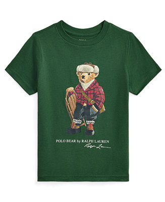Boys' 2-7 Polo Bear Crewneck T-Shirt | Macy's