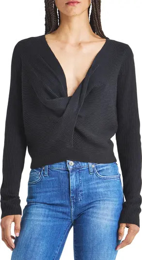 Splendid Leah Twist Front Sweater | Nordstrom | Nordstrom