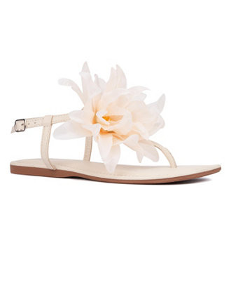 Women's Flower T-Strap Sandal - Macy's | Macy's