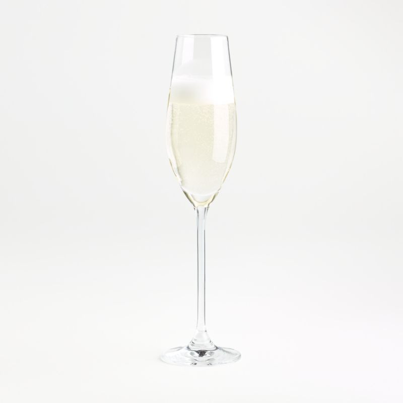 Marin Oregon Champagne Glass Flute + Reviews | Crate & Barrel | Crate & Barrel