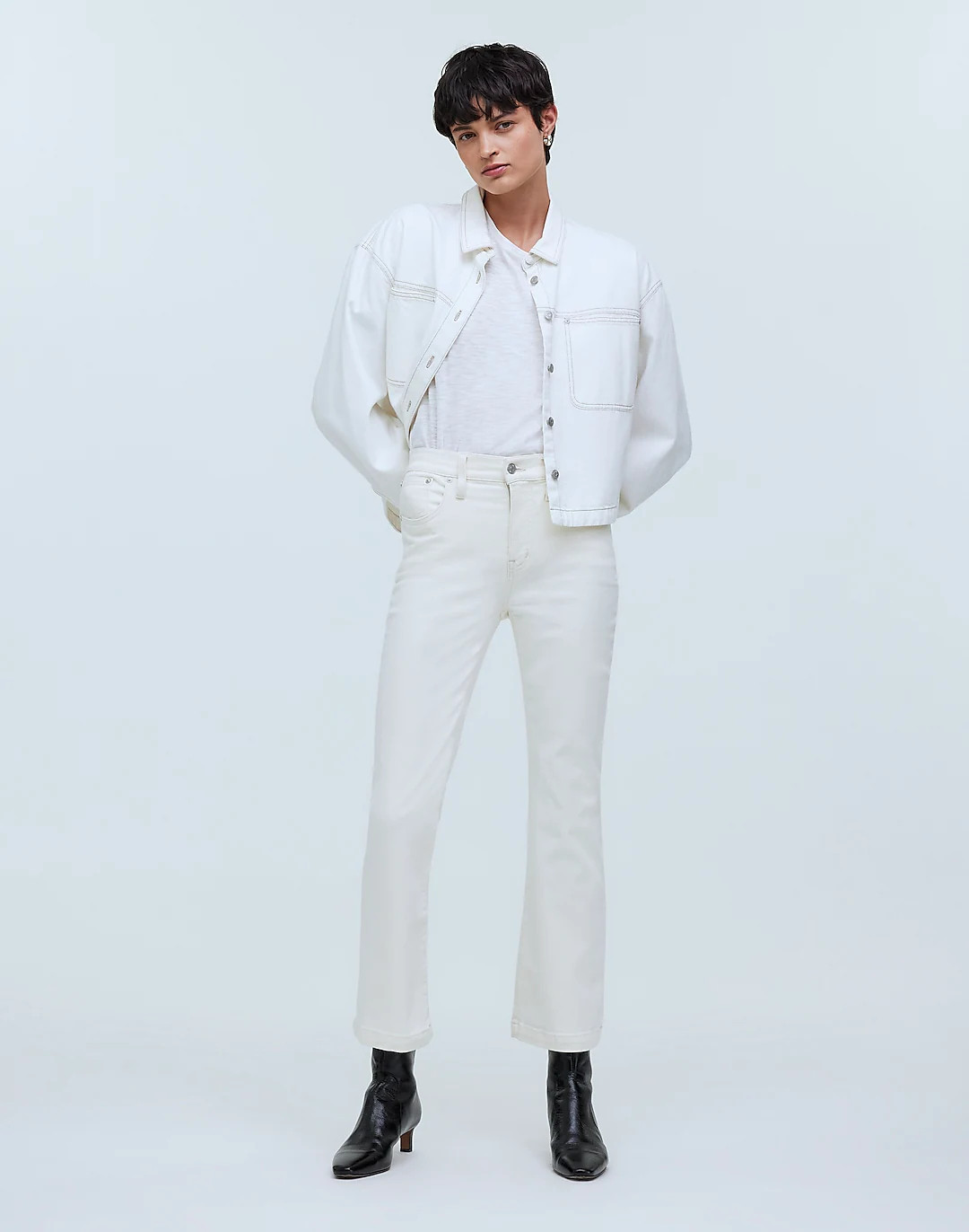 Kick Out Crop Jeans in Vintage Canvas Wash | Madewell