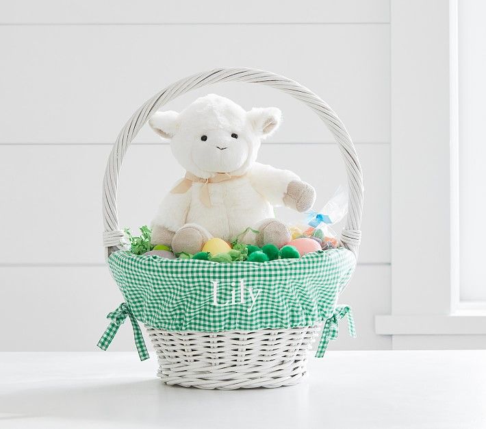 Liner With White Basket | Pottery Barn Kids