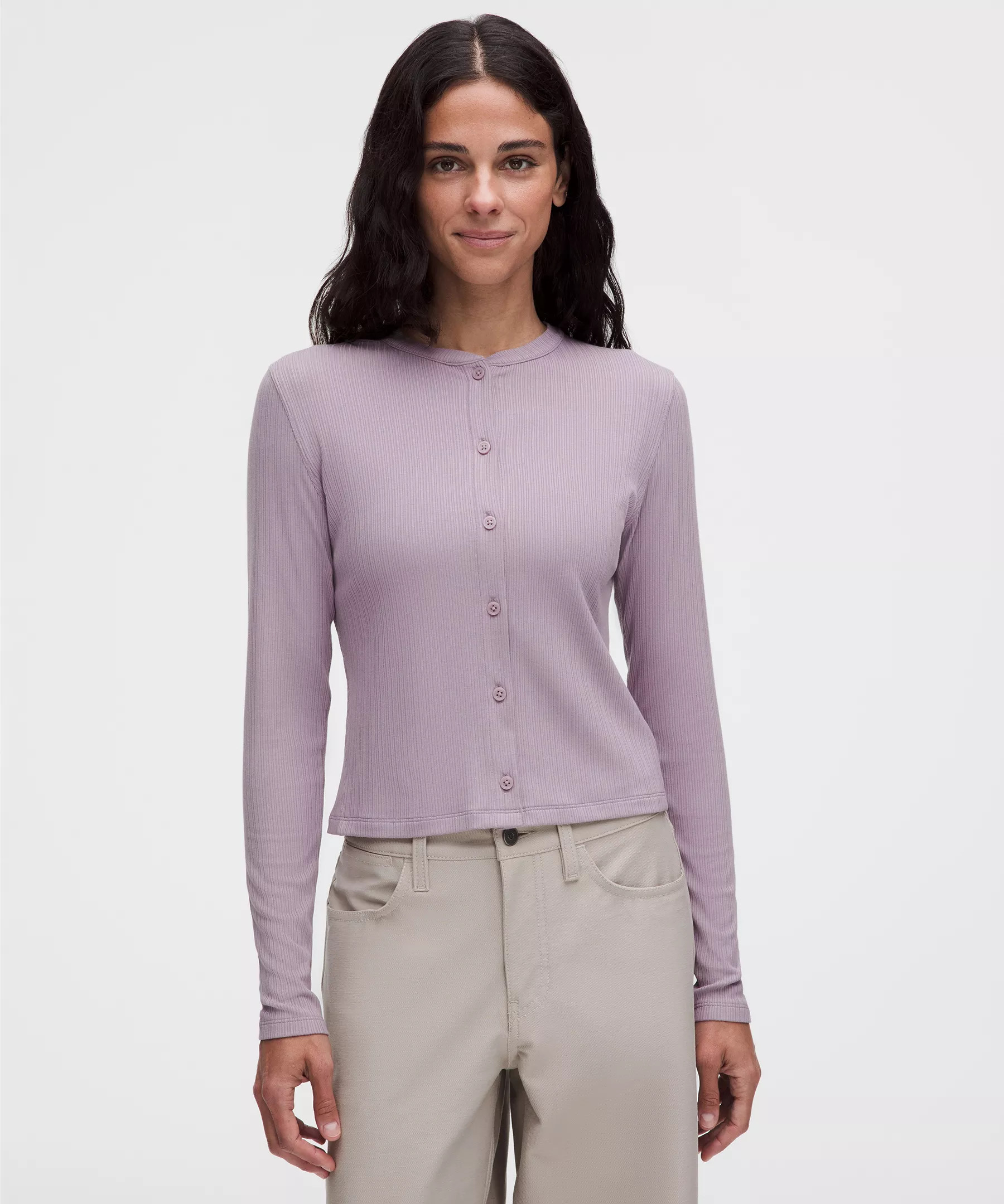 Hold Tight Micro-Rib Cardigan | Women's Sweaters | lululemon | Lululemon (US)