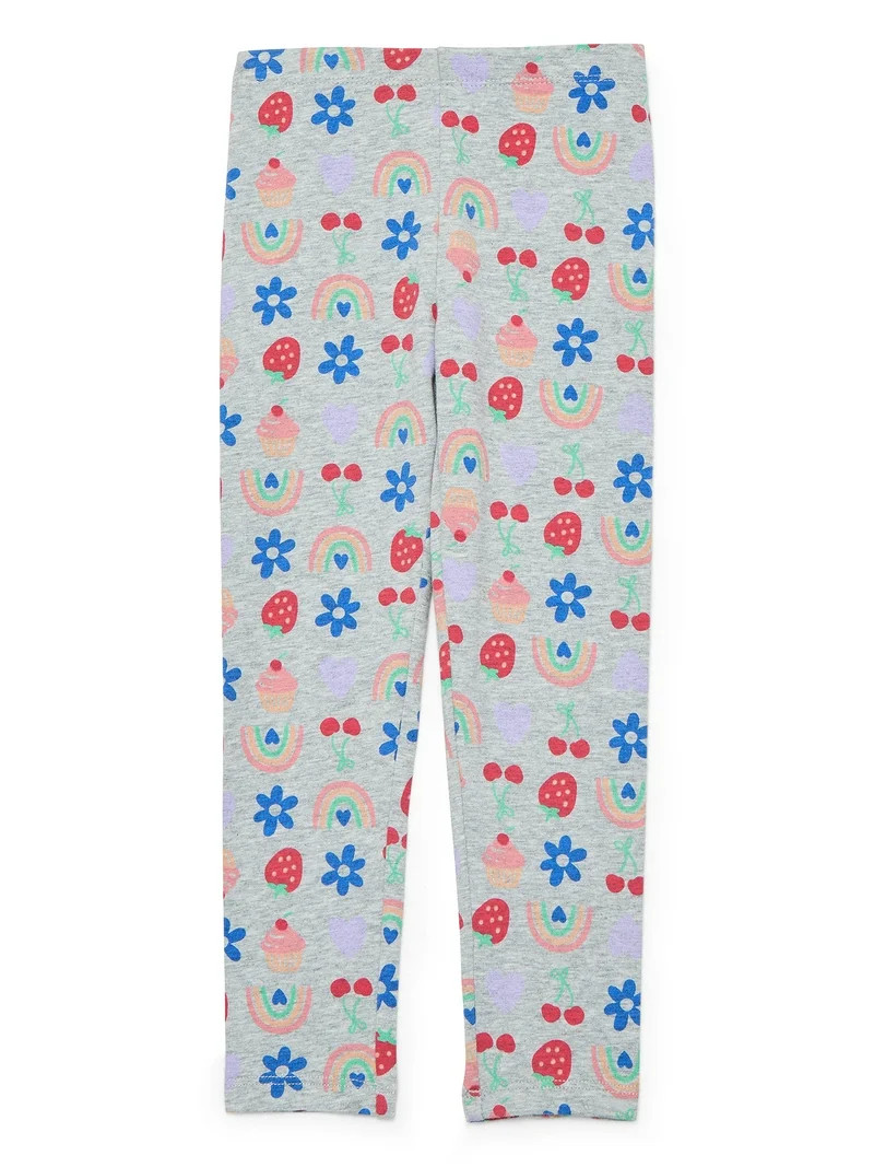 Wonder Nation Toddler Girls Leggings, Sizes 18M-5T | Walmart (US)