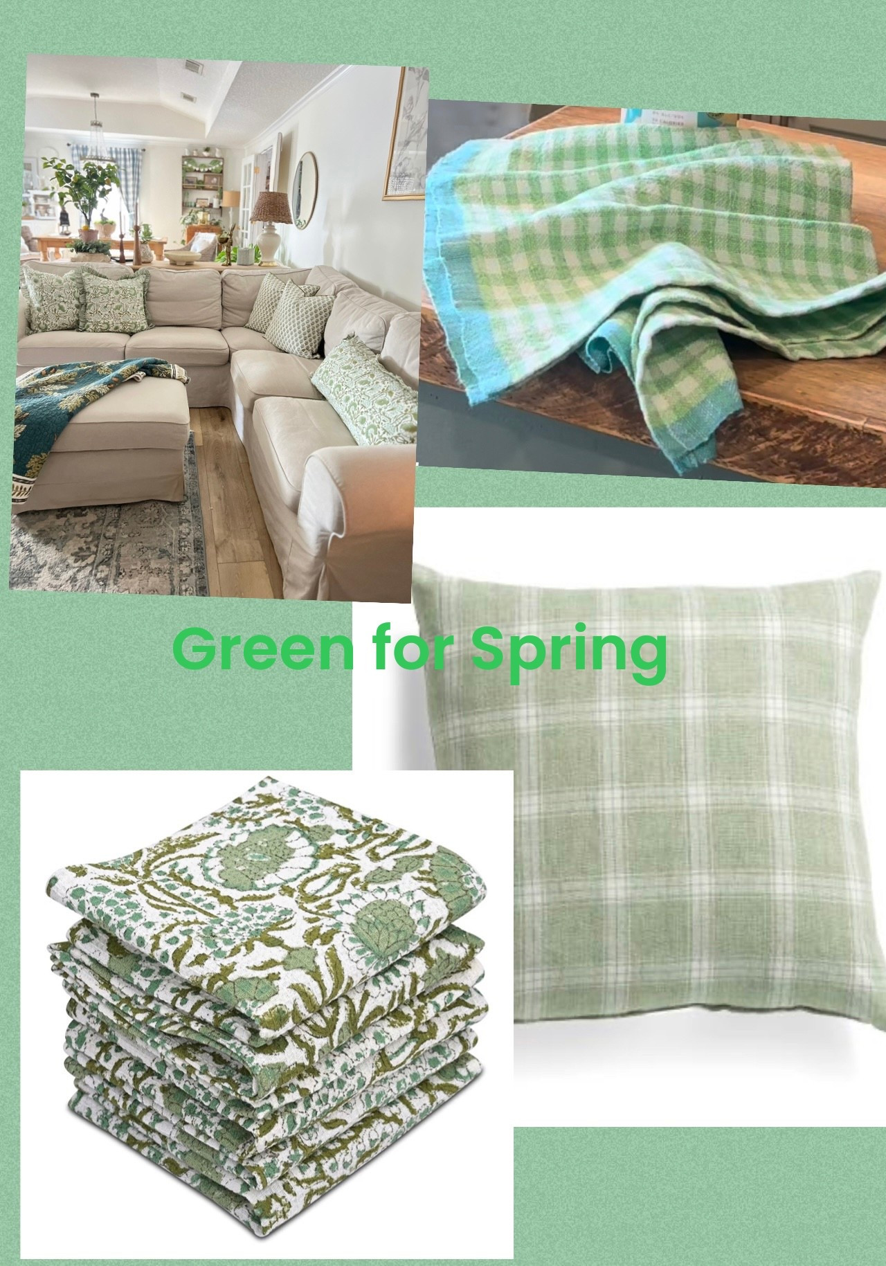 Loving All Things Green for Spring
Green
Throw Pillows
Dish Towels

#LTKSpringSale #LTKHome #LTKSeasonal