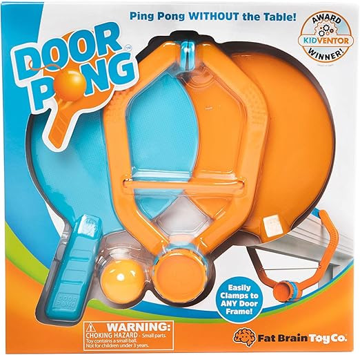 Fat Brain Toys Door Pong, Door Ping Pong Game, Active Play for Kids Ages 6+ | Amazon (US)