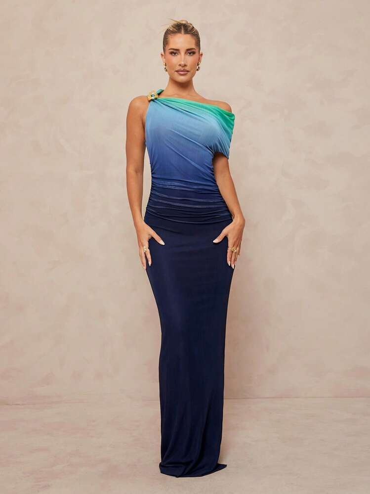 Lumalex Outing Swimsuit Swimwear Swim Cover-Up Bikini Set Summer Swimsuit Swimwear Swim Vacation Easter Bohemian BOHO Sea Beach Hot Outdoor Richly Layered Wedding Season Banquet Coming Of Age Ceremony Beach Seaside Women's Metal Decor Asymmetrical Ruffles Cold-Shoulder Flowy Dress Resort Dresses For Women Women Long Dresses,Summer Dresses For Women,Graduation,Teacher Outfits For Women,Teacher Dress | SHEIN