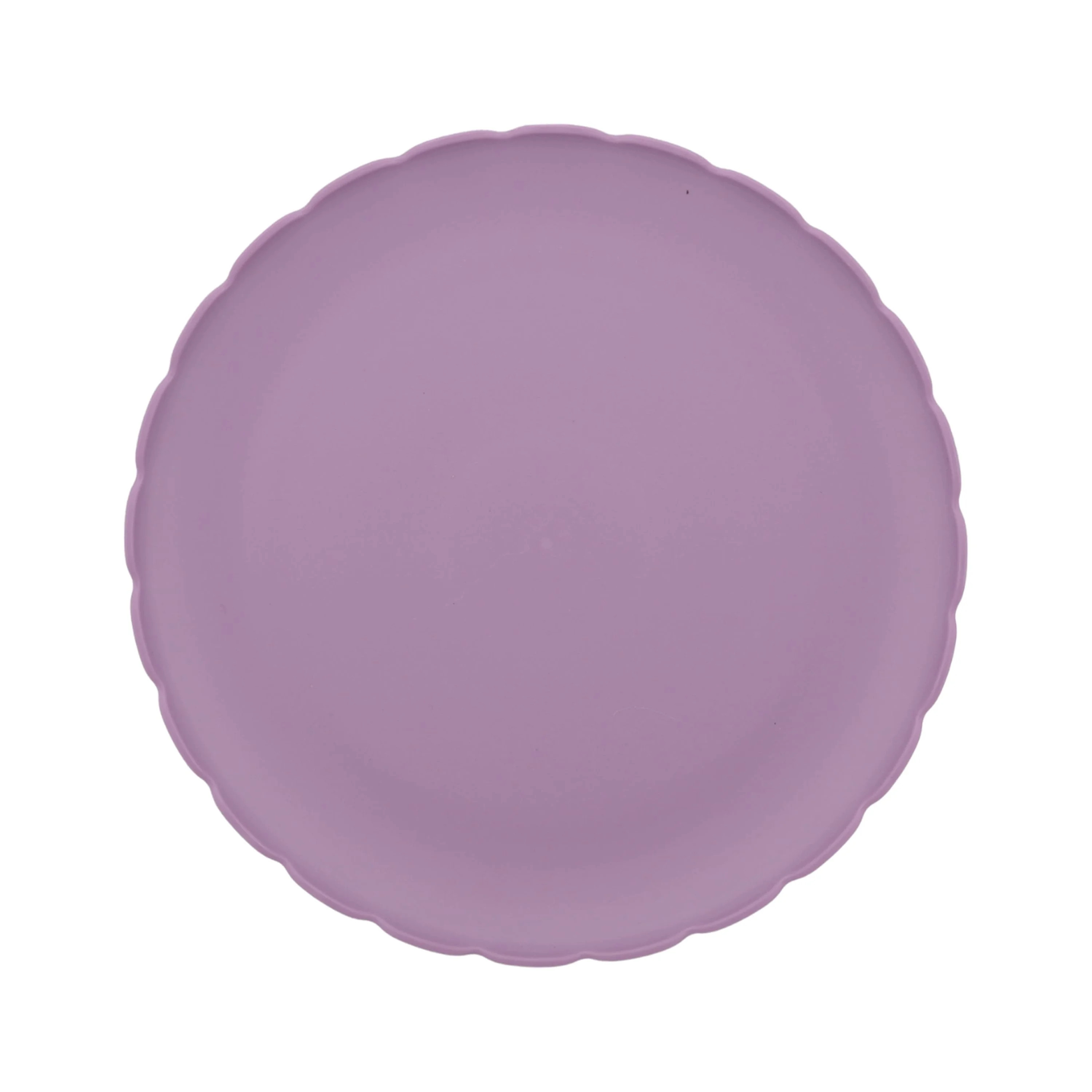 Mainstays 10.5 inch Round Plastic Plate, Purple | Walmart (US)