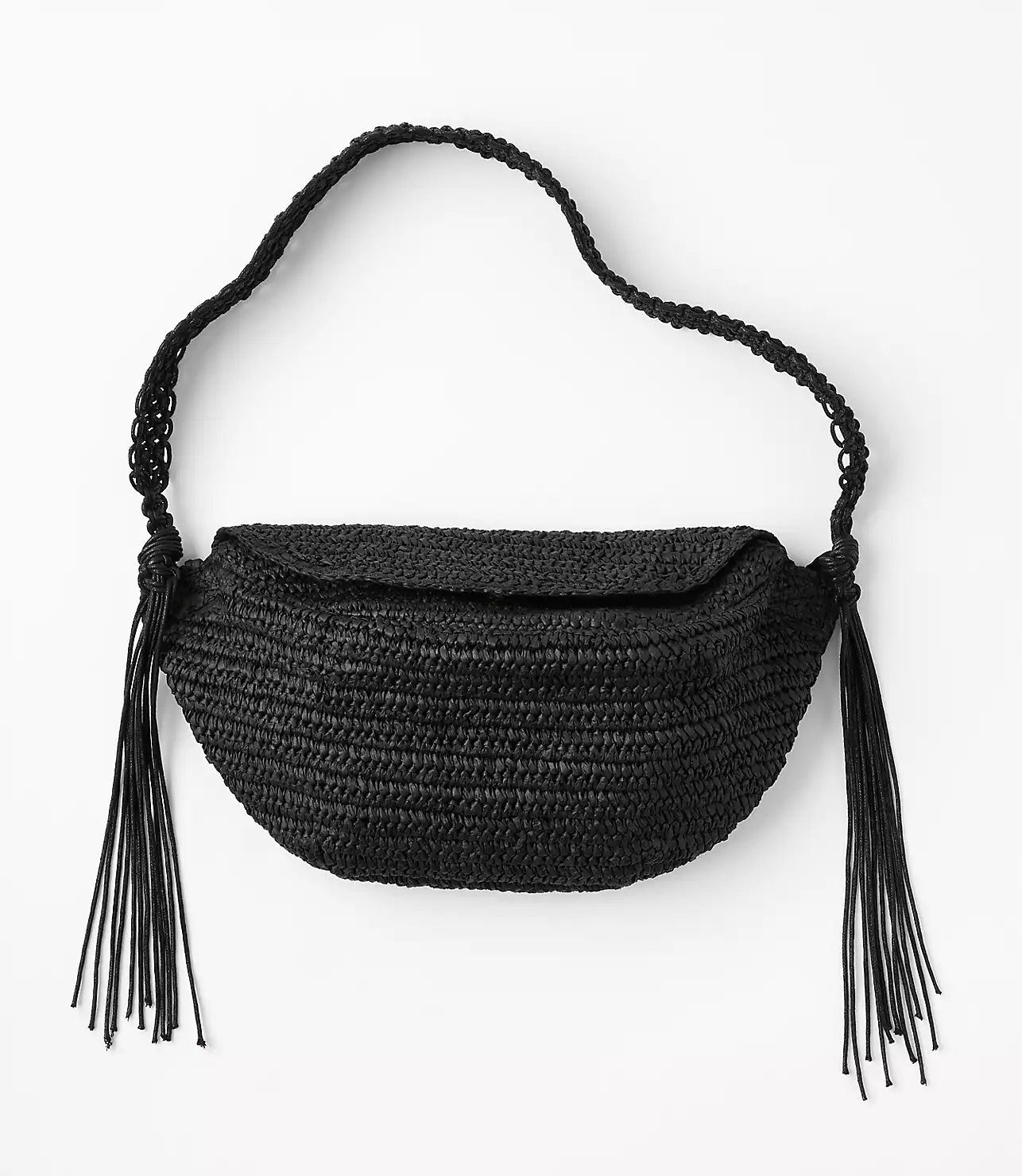 Tasseled Straw Bag | LOFT