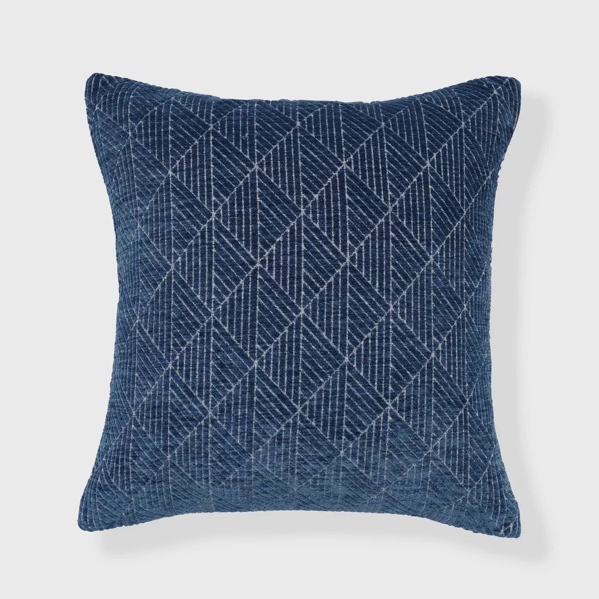 Geometric Chenille Woven Jacquard Reversible Throw Pillow - freshmint | Target