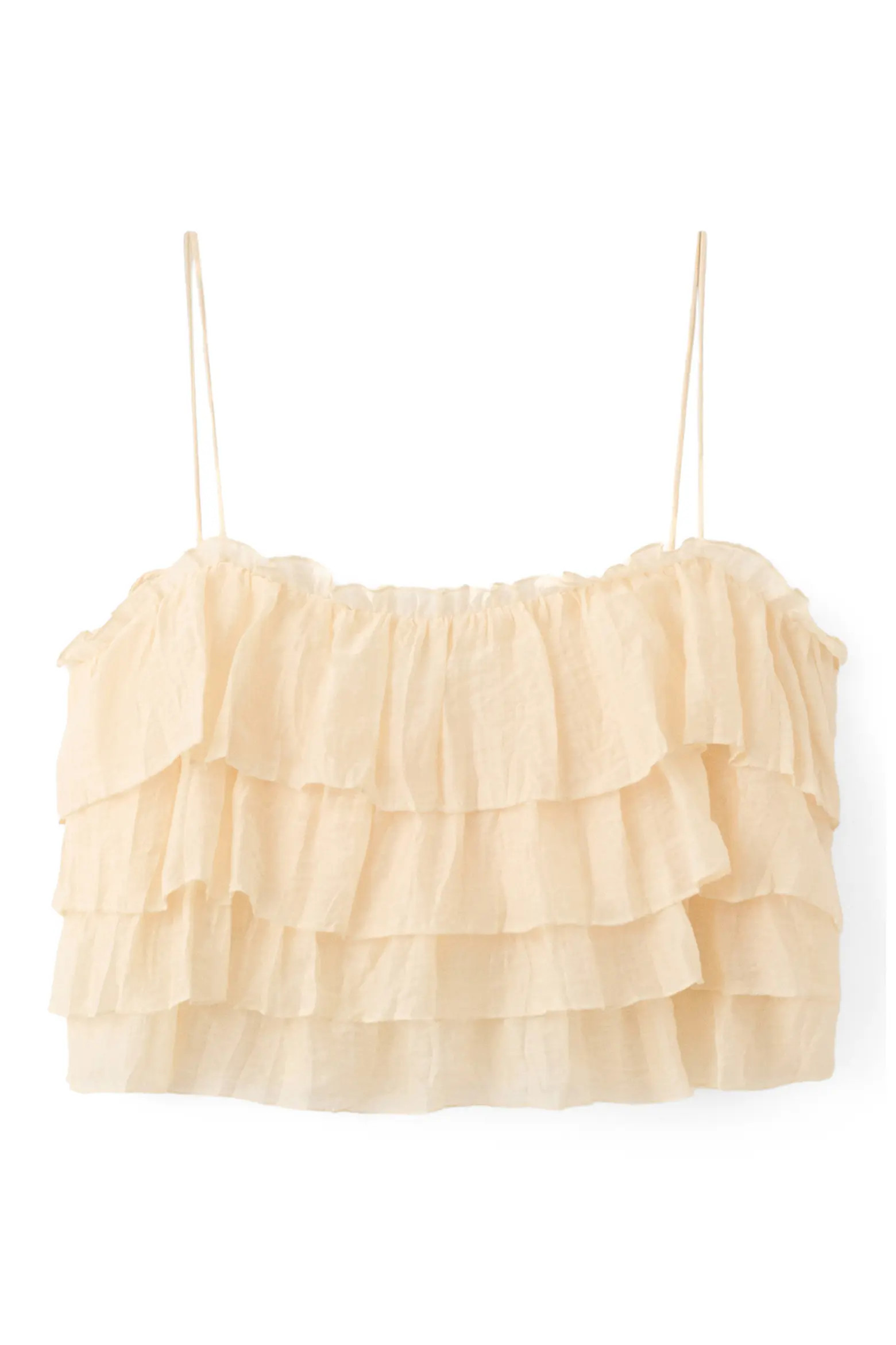 Layered Ruffle Crop Camisole (Women) | Nordstrom | Nordstrom
