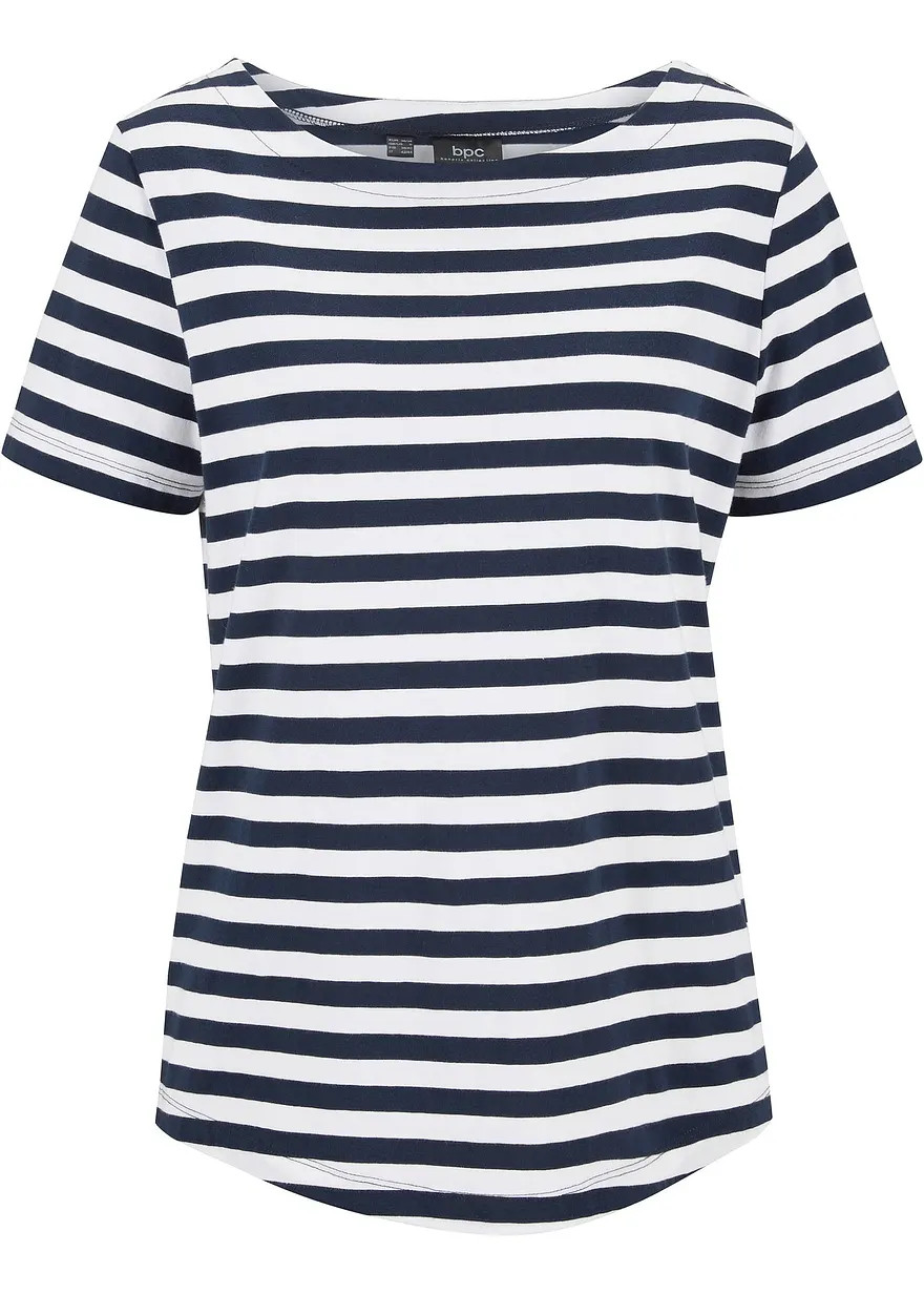T-Shirt mit U-Boot-Ausschnitt | Bonprix DE