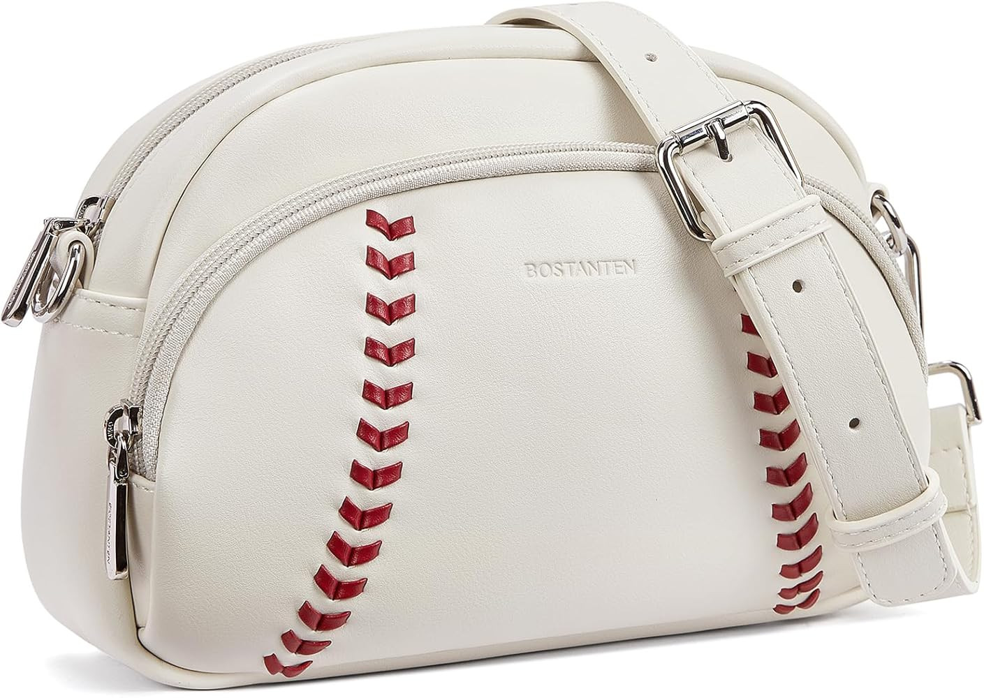 BOSTANTEN Crossbody Purses for Women Small Shoulder Bag Vegan Leather Baseball Handbags with Adju... | Amazon (US)