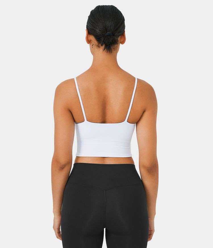 Women’s Basic Padded Workout Cropped Tank Top - HALARA | HALARA