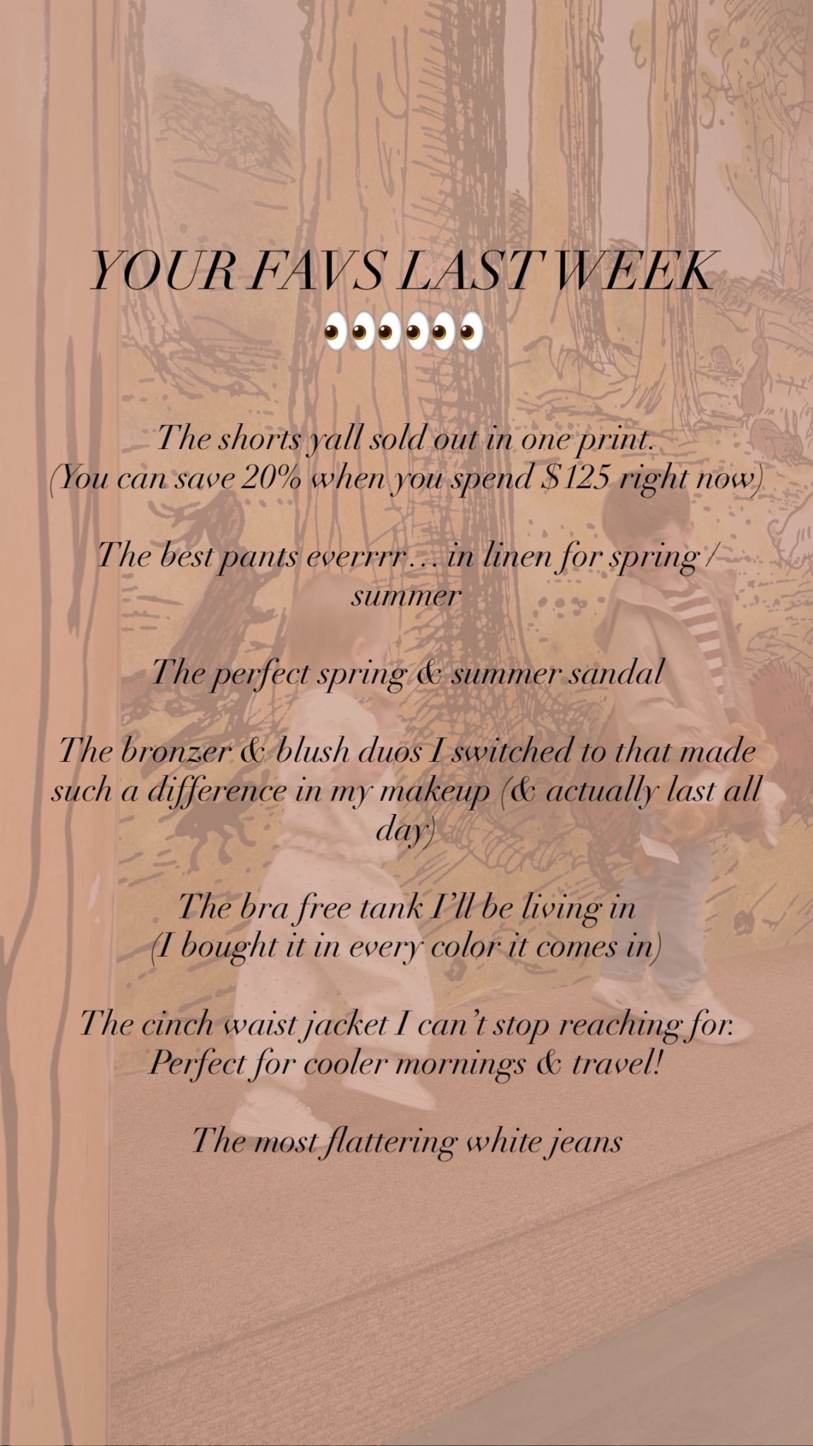 Your favs last week!! 