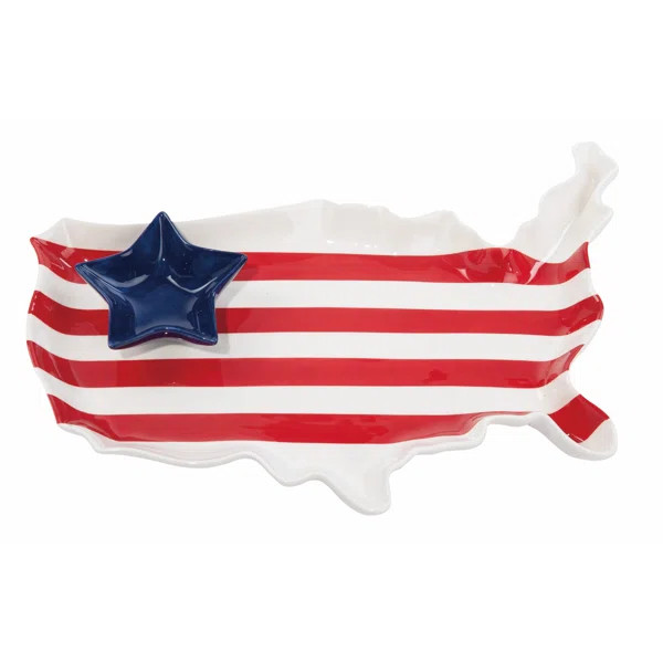 Henrie 2 Piece Chip and Dip Platter Set | Wayfair North America